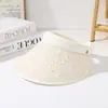 Chapéu de Sol com Lantejoulas Orelhas de Coelho Chapéu de Sol de Verão para Viagem ao Ar Livre Chapéu de Sol de Coelho para Mostrar o Rosto Pequeno Chapéu de Sol Versátil