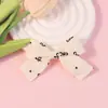 Tela Coreana Estampada en Blanco y Negro Lazo Accesorios Semi-Terminados para Tocados Ropa Zapatos Accesorios DIY Accesorios para Medias