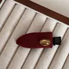 Horquilla Roja Dorada de Año Nuevo Exquisito Moño Pinza Pinza para Flequillo Pinza Rota Pinza de Pato Accesorios para el Cabello Horquilla Tocado