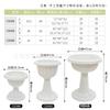 Vaso de Flores de Plástico Estilo Europeu Coluna Romana Caminho de Flores Artificiais Decoração Guia Vista de Cima Criativa Vasos Decorativos de Jardinagem Vaso de Flores Removível