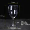 Copa de Vino Tinto Acrílica Transparente Copa de Champaña Copa de Vino Goblete de Plástico Copa de Brandy para Bar Copa de Vino Blanco