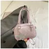 Bolso Boston de Lunares de Moda para Mujer, Nuevo Bolso Almohada de Nicho de Comercio Exterior Transfronterizo, Bolso de Hombro y Cruzado