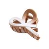 4cm Accesorios para el Cabello de Moda Europeos y Americanos de Amazon Color Degradado Pinza Pequeña para el Cabello Calada Pinza para el Cabello en Forma de 8 Pinza de Tiburón Frangipani