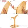 Suporte de Bambu para Bananas de Mesa com Gancho Armazenamento de Bananas Uvas Suporte Vertical Cozinha Criativo Ornamento de Frutas Rack de Armazenamento