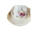 Bonito Sombrero de Pescador para Bebé Niña Gato, Delgado de Primavera y Verano, Secado Rápido, Transpirable, Protección Solar, Ala Ancha
