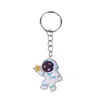 Chaveiro de espaço e universo em estoque, pingente decorativo de espaço interestelar, chaveiro de presente transfronteiriço para Amazon e AliExpress