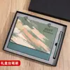 Novo Calendário de Mesa Criativo 2027 Ano do Carneiro em Couro, Decoração de Mesa para Escritório Comercial, Calendário Estilo Chinês com Logotipo Personalizado