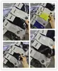 Calcetines Planos Tipo Mocasín Unisex de Nuevo Estilo, Cortos de Alta Elasticidad con Dibujos de Letras Estilo Universitario Deportivos Casuales de Malla de Algodón, Calcetines Tipo Mocasín