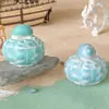 Poppy Lançamento Transfronteiriço Popular Molde de Silicone DIY Redondo Conchas Gordas Pote de Armazenamento Copo de Vela Molde de Gesso