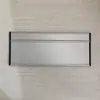 Placa de Identificação de Departamento em Liga de Alumínio Placa em Branco Sinal de Identificação Placa de Porta Slot de Escritório Perfil de Alumínio 12X28