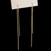 Aretes de borla larga de alta gama para mujer, aretes elegantes de moda para adelgazar el rostro, aretes elegantes de Corea del Sur