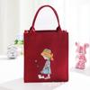 Fabricante Personalizado Atacado 24 Celebridade da Internet Bolsa de Feltro Bolsa de Mão Estampada Desenho Animado Boneca Bolsa de Tutoria Lembrança Personalizada