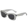 2024 Novos Óculos de Sol Femininos Anti-UV Óculos UV Oval Trendy Internet Celebridade Rosto Pequeno Óculos de Sol Retro