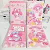 Cuaderno Lindo de Dibujos Animados My Melody A5 Espiral Bolsillo Bloc de Notas Portátil Estudiante Cuaderno My Melody