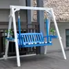 Balanço Pátio Externo Madeira Maciça Cadeira de Balanço Terraço de Villa Quintal Jardim Cadeira Suspensa Adulto Multiusuário Madeira Anti-corrosão Balanço