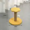 Tabla Rascadora de Sisal con Estructura para Trepar Integrada Rascador Vertical Pequeño Juguete para Uñas Resistente al Desgaste Juguete para Gatos Suministros de Cuerda de Sisal Gatito Mini