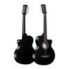 Braço de Guitarra de Carbono Novo de 38 polegadas Corpo de Oa Guitarra Folk Guitarra para Iniciantes Grande Estoque Fabricante Atacado
