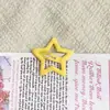 Nuevo Pasador de Estrella de Cinco Puntas de Dopamina con Gota de Aceite para Mujer, Pinza para Flequillo Lateral, Pasador para Cabello Suelto, Pinza BB, Pequeño Accesorio para el Cabello