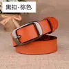 Venda quente senhoras cinto de couro de vaca couro feminino versão coreana do cinto pino fivela decoração moda Joker fábrica vendas diretas