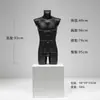 Tienda de Ropa para Hombre, Accesorios de Maniquí Deportivo de Medio Cuerpo, Soporte de Maniquí Masculino, Maniquí de Cuerpo Completo para Tienda de Ropa, Soporte de Exhibición para Lencería