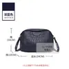 Bolsa Transversal Feminina de Couro Genuíno 2026 Nova Primavera e Verão Padrão Crocodilo Couro Bovino High-End Casual Versátil Bolsa de Ombro Pequena Quadrada