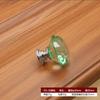 Tirador de cristal de un solo orificio k9 con forma de diamante, esférico, redondo, moderno, de vidrio transparente, para puerta de gabinete de cajón, tirador para mueble de 30 mm