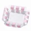 Nuevo Modelo Flotador Inflable Rayado de Cuatro Tubos Luna Blanca, Hamaca de Malla Plegable para Agua, Sillón Flotante para Piscina, Flotador de Cuatro Tubos