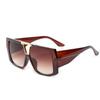 2024 Gafas de Sol de Moda de Montura Cuadrada Grande Unisex para Deportes al Aire Libre