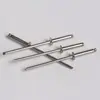 Remaches de tracción de acero inoxidable de 2,4 mm de norma nacional, remaches de tracción de cabeza redonda tipo abierto, sujetadores de ferretería para reparación y decoración
