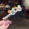 Novo Pente de Cabelo Infantil Adorno de Cabeça para Menina Não Machuca a Testa da Menininha Pente de Cabelo de Princesa Flor de Cabelo Cartoon Acessórios de Cabelo
