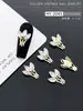 Joias de Liga de Zinco para Nail Art Retrô Transfronteiriças, Vários Estilos para Combinar, Borboleta de Diamante para Unhas Combinada com Decoração de Liga para Nail Art
