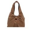 2025 Nova Bolsa Tote Plissada com Laço de Verão para Mulheres que Vão ao Trabalho, Bolsa de Ombro de Grande Capacidade, Bolsa de Axila Fashion