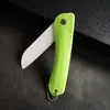 Faca de fruta de cerâmica dobrável portátil faca doméstica mini faca de cerâmica descascador de cozinha faca dobrável de melão e fruta de cerâmica
