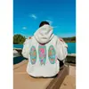 2025 Aliexpress Amazon Comercio Exterior Suministro Moda Casual Europea y Americana Sudadera con Capucha Tabla de Surf Sudadera con Estampado de Tortuga