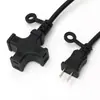 Cable de alimentación de CA japonés de dos núcleos de 1.25 cuadrados Cable de alimentación con cabeza de avión Cable de alimentación de extensión con enchufe cruzado japonés Enchufe