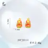 Dzi de Nueve Ojos Ciervo de Nueve Colores Accesorios para Joyería DIY Arena Dorada Cabeza de Tigre Zapatos Múltiples Estilos Agujero Pasante Cobre Dorado Estilo Tendencia China Retro