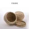 Caixa de Xadrez Go, Embalagem de Xadrez Go, Cesta de Xadrez Go, Recipiente de Xadrez Cesta de Grama Tecida à Mão, em Estoque