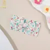 Novos Acessórios de Cabelo Infantis Transfronteiriços, Faixa de Cabeça com Flor e Laço para Proteção da Cabeça de Bebê, Faixa de Cabeça Elástica de Nylon para Bebês Atacado