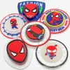 Accesorios Textiles de Venta Caliente para Niños: Parches de Goma Instantáneos Iluminados de Spider-Man Divertidos, Etiquetas de Plástico, Parches Impermeables