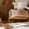BNBS Frasco de Plástico para Almacenamiento Caja para Almacenar Cereales a Prueba de Humedad Cocina Sellada Frascos para Almacenar Frutas Secas