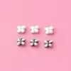 Accesorios Hechos a Mano de Plata S925 Pulsera de Cuentas DIY Collar con Cuentas Separadoras de Mariposa Mini Cuerda Trenzada Accesorios de Plata Xiaohongshu