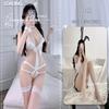 Lencería Sexy Flor de Durazno Romántica Sexy Perspectiva de Tres Puntos Gato Uniforme Coqueto Conejita Archivo Abierto Deseo Puro 272