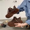 Otoño 2025 Nuevos Zapatos de Padre Deportivos Casuales con Suela Gruesa Estilo Coreano Suela de Llanta de Durian Zapatos Ligeros para Mujer que Aumentan la Altura para Mujer