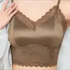 Nuevo Camisole de Seda de Hielo Transpirable sin Costuras de Moda con Copas en el Pecho para Usar Solo o para Vestir en Capas, con Espalda Hermosa y Top Base Ajustado