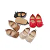 Sapatos de Princesa para Menina Sapatos Infantis com Solado Macio Primavera & Outono Novos Velcro Bonitos Modernos Sapatos de Couro Pequenos para Bebê
