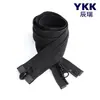 Cremallera Ykk Nailon No. 5 Cabeza de Cremallera Ykk para Abrigo de Ropa de Doble Abertura Negro Talla Completa Grande Cantidad en Stock