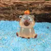Nuevo estado de ánimo kappibala diy accesorios de resina muñeco de dibujos animados capibara caja sorpresa adornos de decoración de escritorio