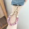 Alça de celular, cordão para celular, alça de pulso, alça curta para celular com estampa de leopardo, cordão anti-perda para atividades ao ar livre, cordão elástico, alça de câmera