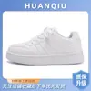 Zapatos Blancos Originales Universales para Mujer ZHQ68119X Primavera Nuevos de Combinación Versátil Suela Gruesa Nicho Deportivas Casuales para Mujer