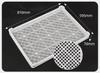 Plato Cuadrado de Plástico Cubeta de Plástico Volteo Material Industrial Piezas Caja Ferretería Volteo Digital Cuadrado Secado Plato de Cría